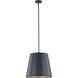 Allson 3 Light 16 inch Matte Black Indoor Pendant Ceiling Light